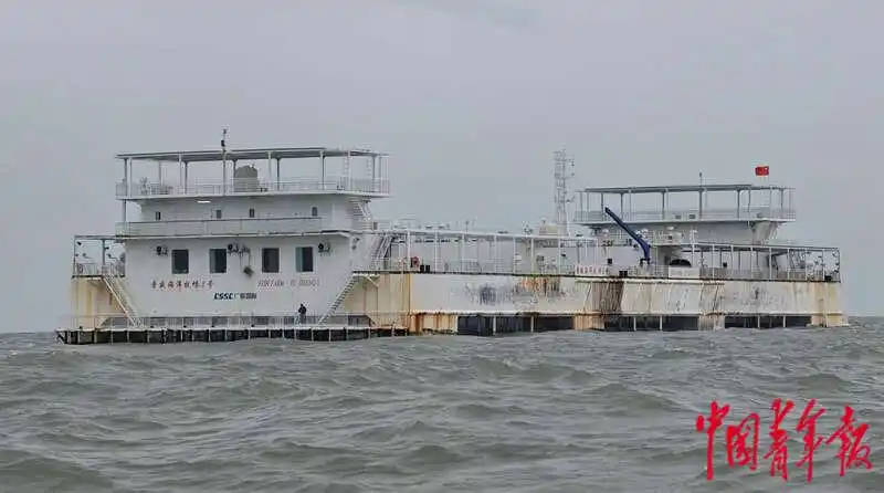 普盛海洋牧场3号海上平台全景